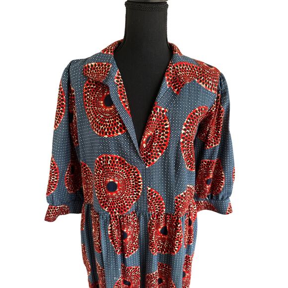 The OULA Maxi Print Dress - Size Medium - Never Worn - Picture 4 of 12